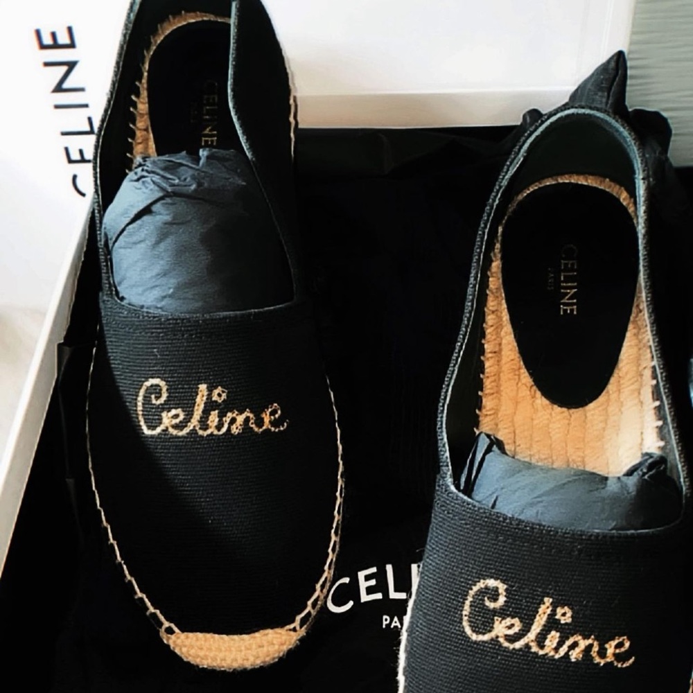 CELINE ESPADRILLES. BRAND NEW & EXCELLENT CONDITION. WORN ONCE
